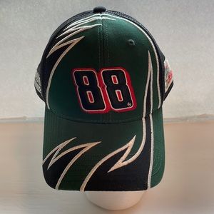 Chase Authentics Dale Earnhardt JR 88 shark tooth NASCAR hat cap black & green